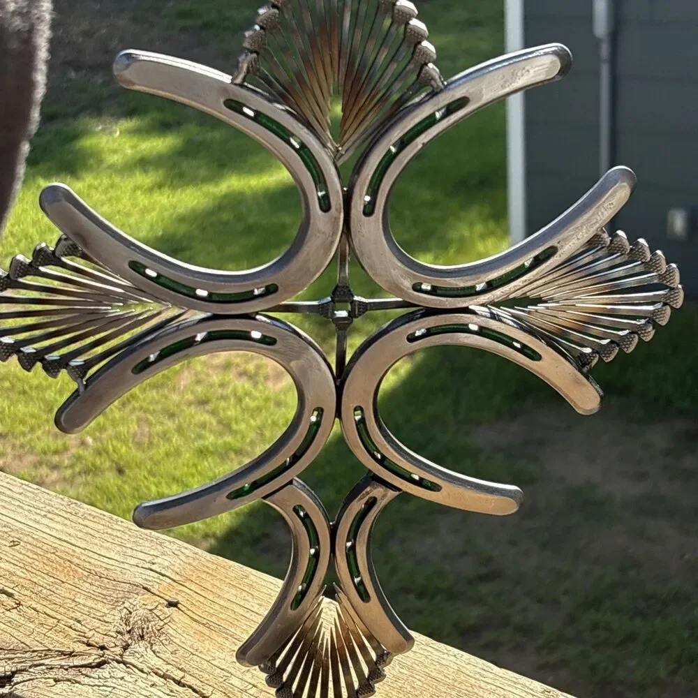St. Croix Forge Horseshoe Cross, O-Pony, Unique